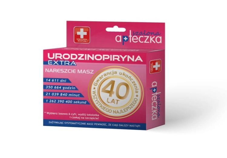 Drażetki - Urodzinopiryna 40 Woman