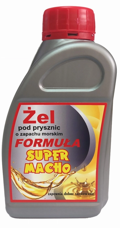 Żel pod prysznic - Super Macho Formuła 400ml.