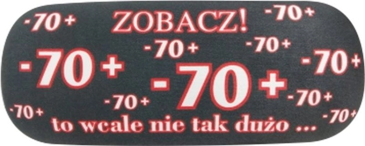 Etui na okulary 70 TO NIE TAK DUŻO