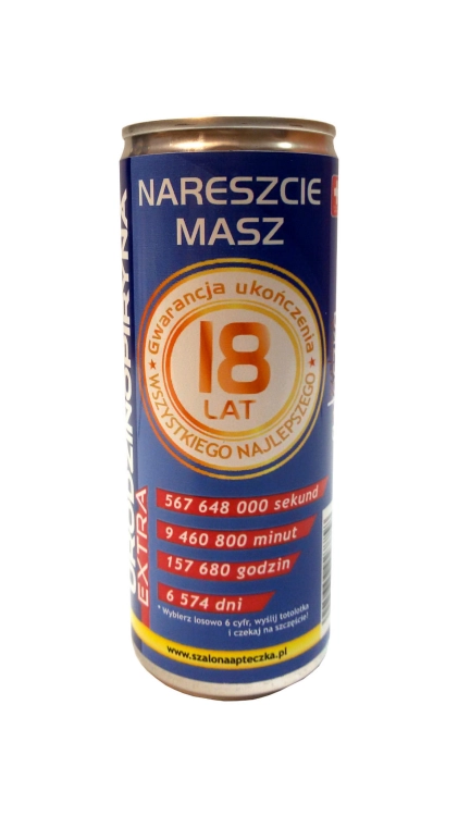 Urodzinopiryna MAN 18  -  Bezalkoholowy drink Mojito